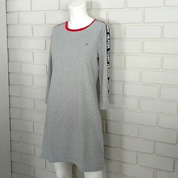 Tommy Hilfiger Gray 3/4 Sleeve Lounge dress. Size Small  NWT - Picture 2 of 12